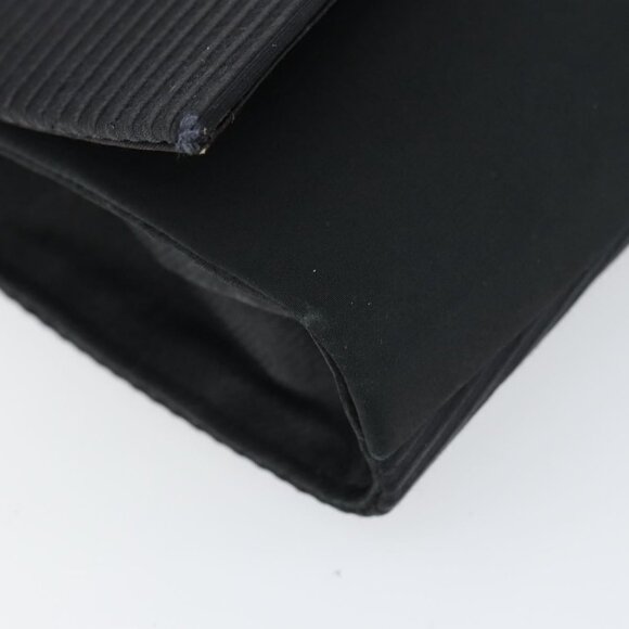 Authentic Christian Dior Shoulder Bag Nylon Black Gold - Picture 16 of 16